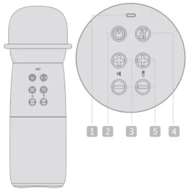 CALF M1 Speaker Microphone - BUTTON