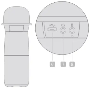 CALF M1 Speaker Microphone - BUTTON1