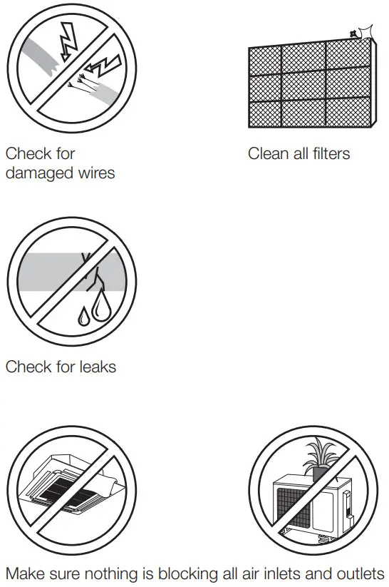 kaden KCI Series Cassette Air Conditioner - inspection