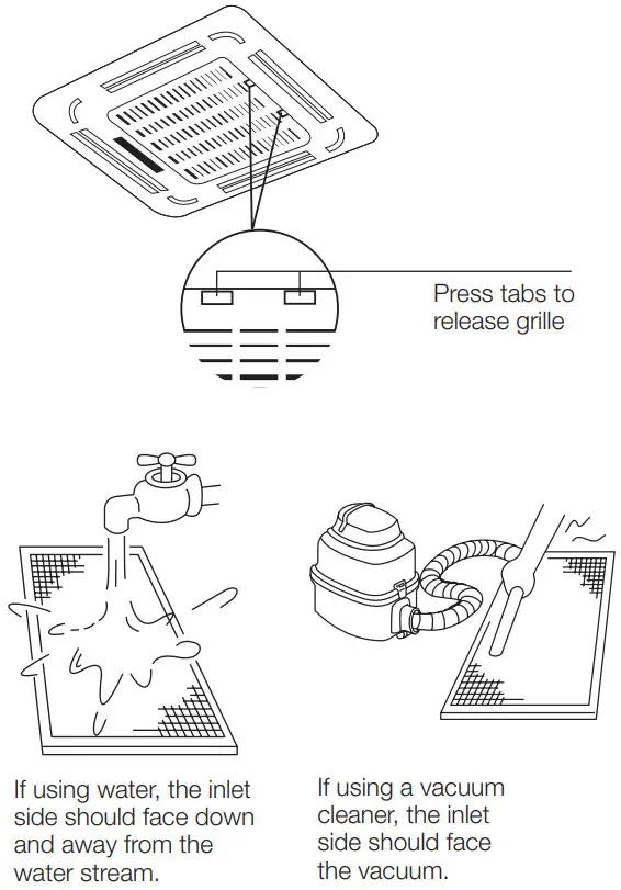 kaden KCI Series Cassette Air Conditioner - main body