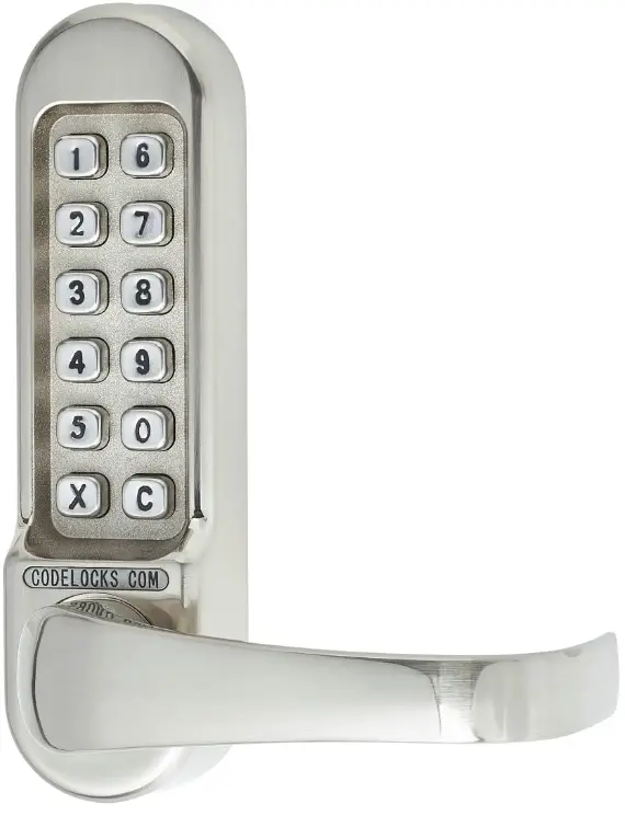 CODELOCKS CL500 Panic Access Push Button Code Lock Installation CODELOCKS CL500 Panic Access Push Button Code Lock Installation
