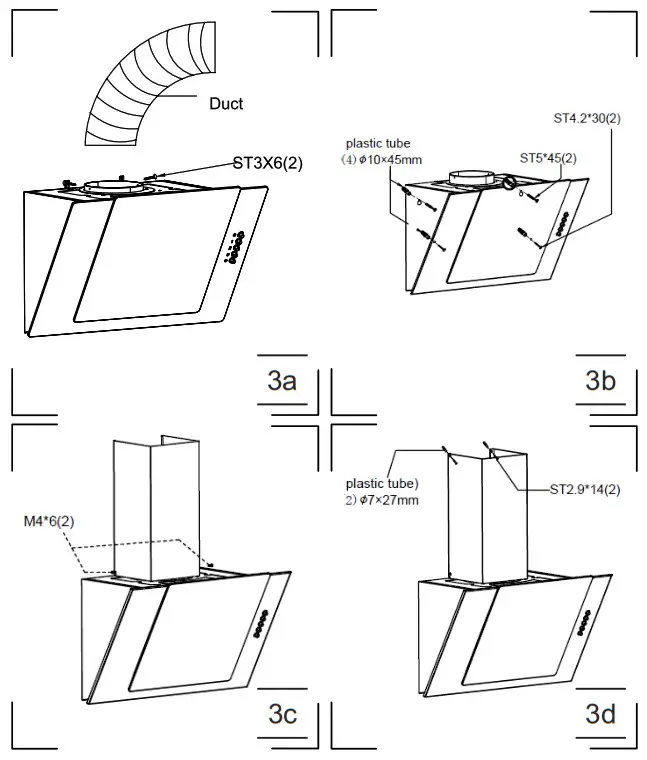 Amica 3683500 Kitchen Extractor Hood - overview 3