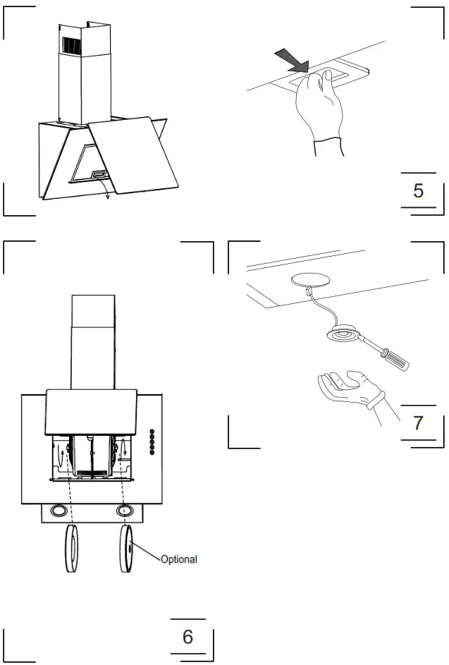 Amica 3683500 Kitchen Extractor Hood - overview 5