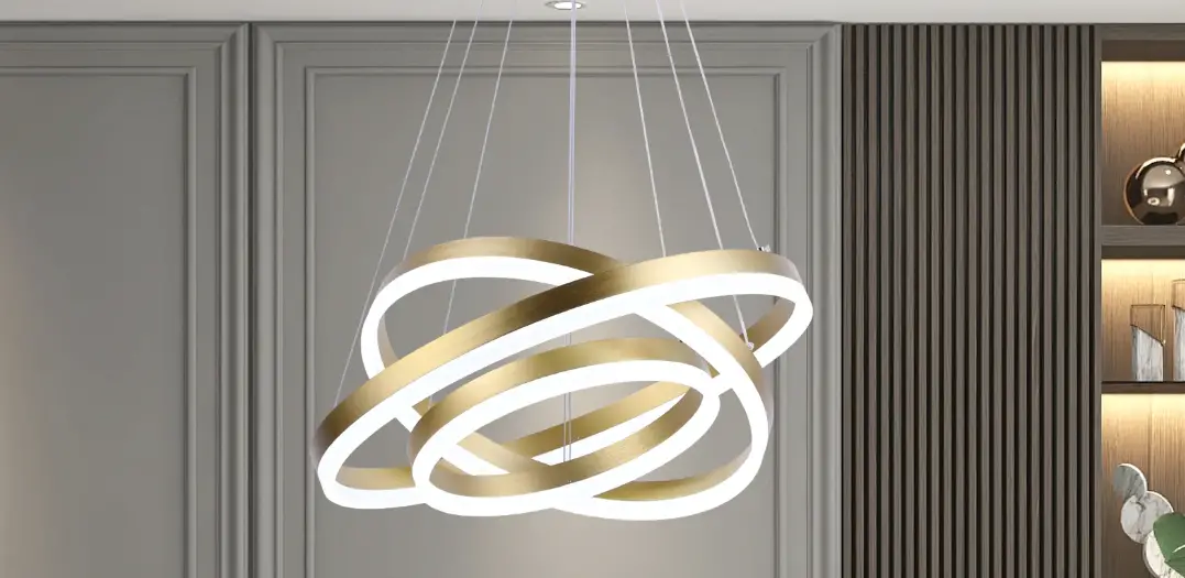 4modernhome Yx-17 3 Light Integrated Led Brown Chandelier Instruction Manual