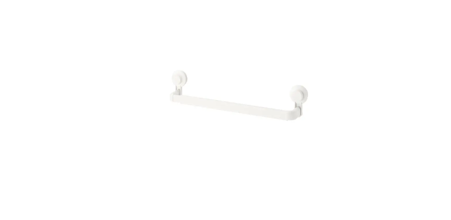 Ikea 403.812.86 Tisken Towel Rack With Suction Cup Instructions