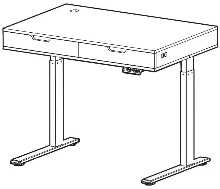 realspace 7500109 Smart Electric Height Adjustable Desk -