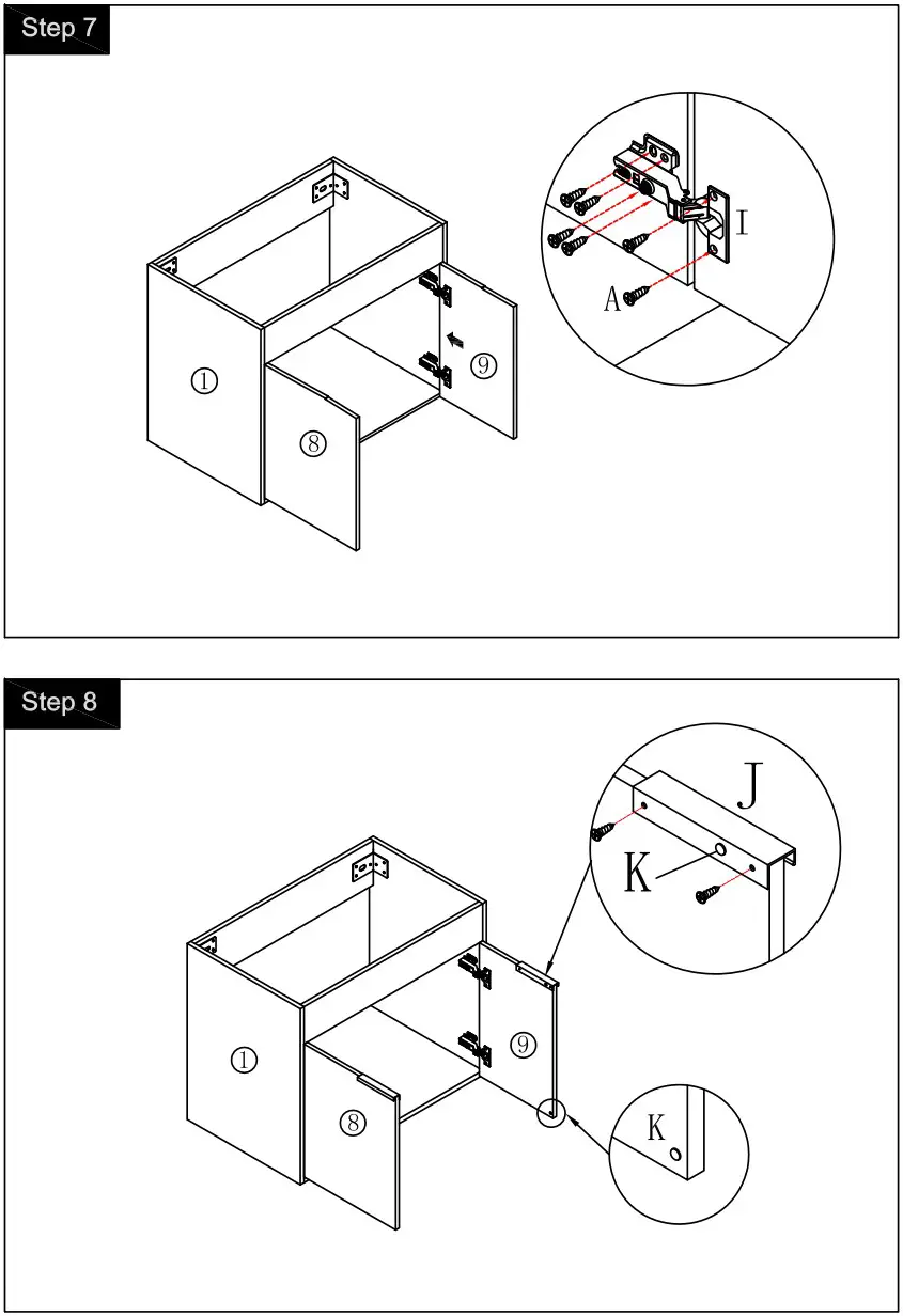 JimsMaison BV C021 Floating Bath Vanity Bath Vanity Bathroom Vanity Badmeubel - fig 7