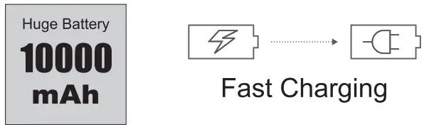 OUKITEL WP26 Rugged Android Smartphone - Battery