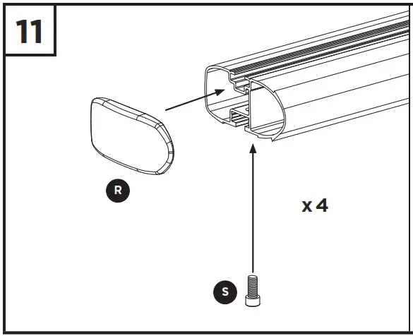 THULE XSPORTER PRO 500XT Truck Rack - Caps