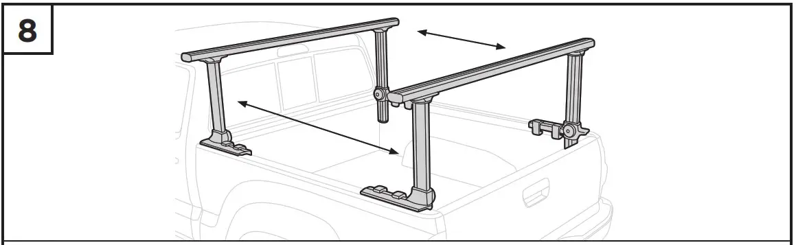 THULE XSPORTER PRO 500XT Truck Rack - Crossbar