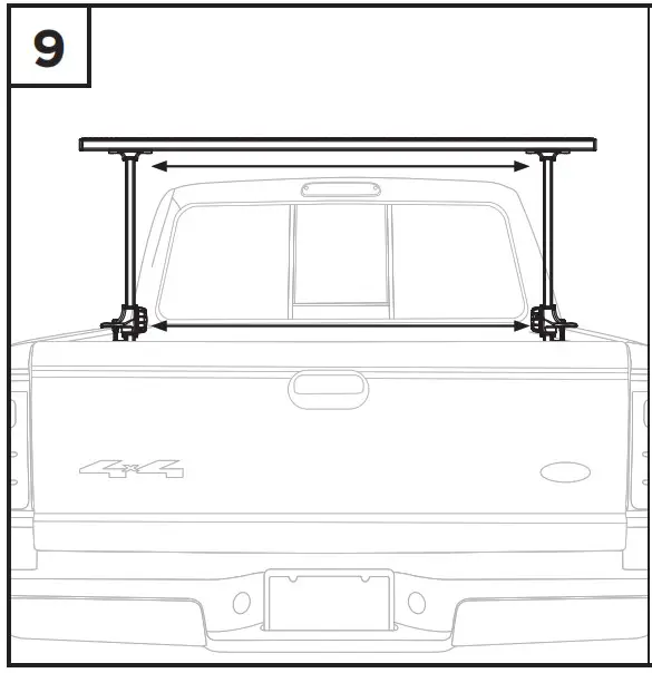 THULE XSPORTER PRO 500XT Truck Rack - Crossbars