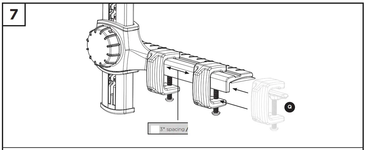THULE XSPORTER PRO 500XT Truck Rack - spacing