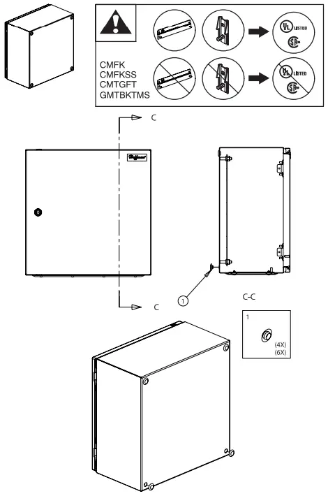 nVent-HOFFMAN-GHPINMS-Concept-One-Door-Enclosure-FIG-6