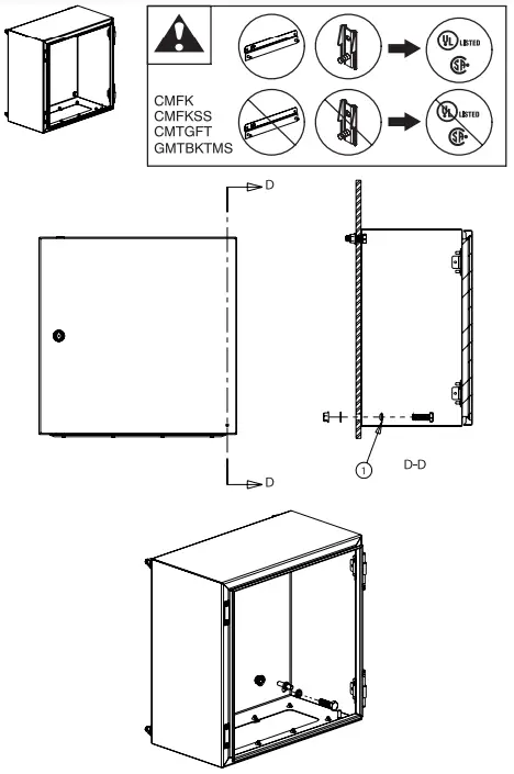 nVent-HOFFMAN-GHPINMS-Concept-One-Door-Enclosure-FIG-7