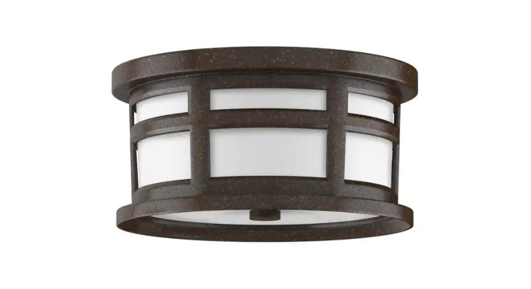 Signature Hardware 434135 Speckled Bronze Incandescent Flush Mount Light Owner's Manual
