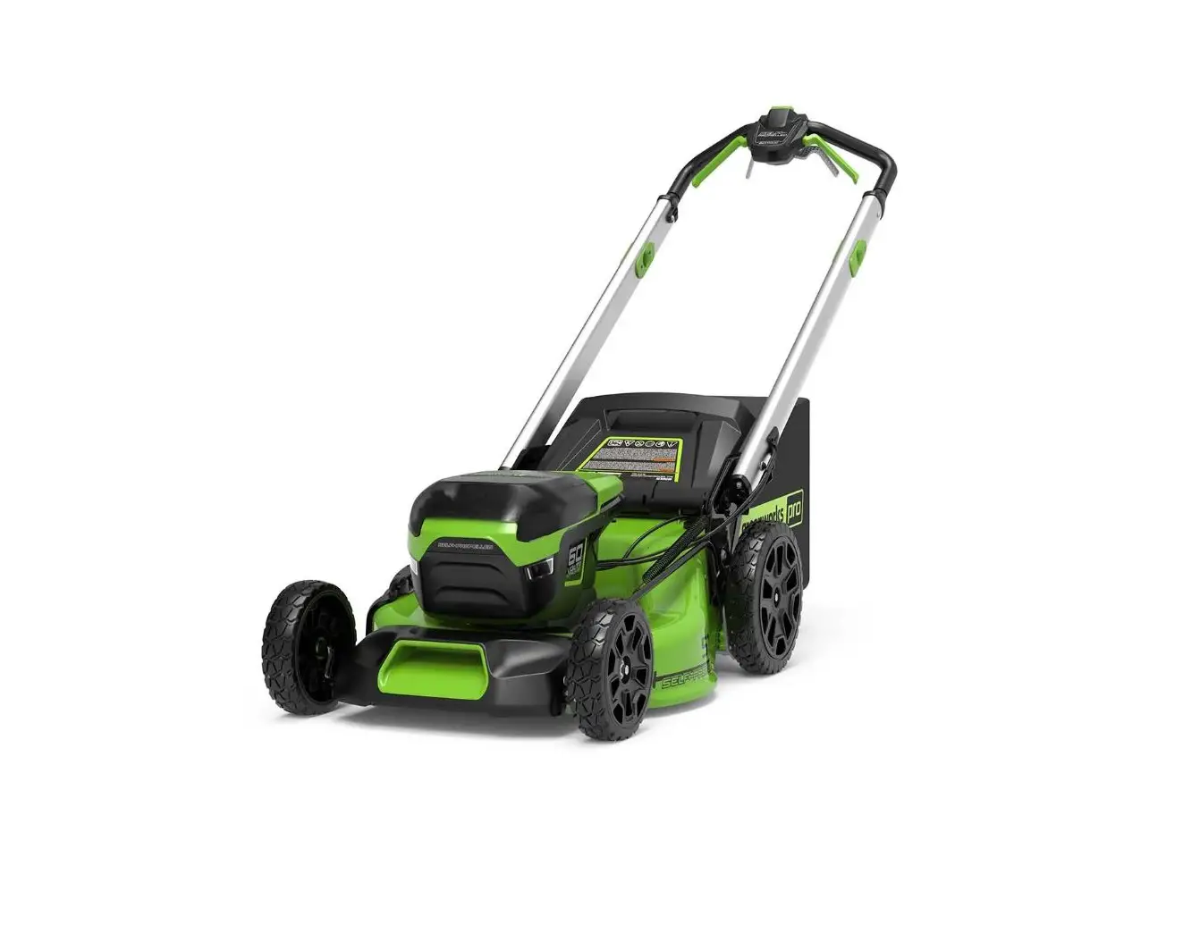Greenworks 51755 60v Digipro 46cm 18 Inch Hand Push Cordless Lawnmower Instructions