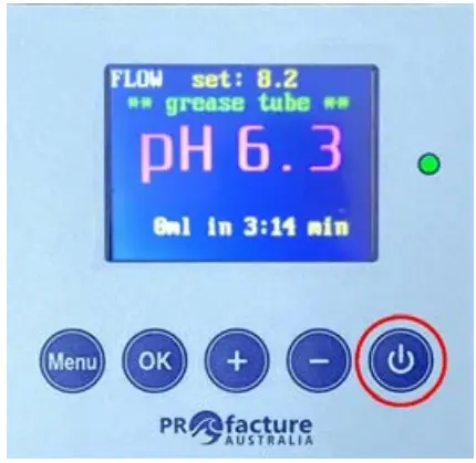PROfacture Series 2 pHMate Controller - Manual Off Function