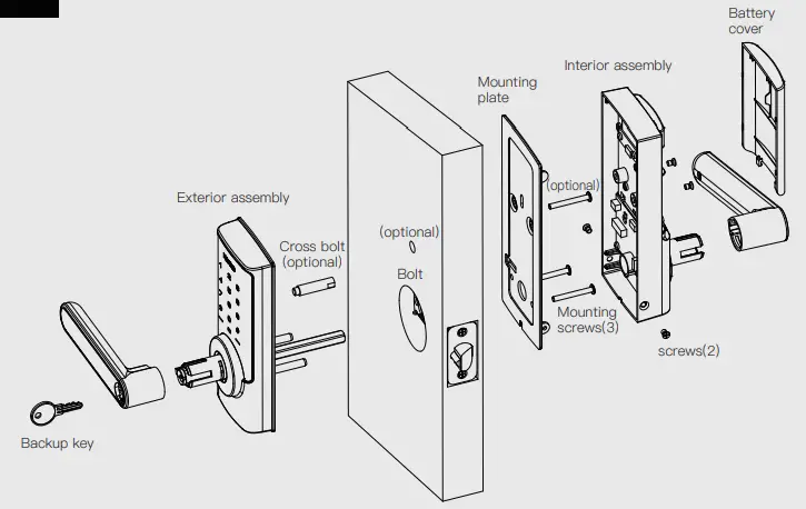 Kaadas-RX-B-Lever-Smart-Lock-FIG-1