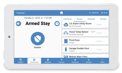 alula RE667W Slimline Touchpad - fig 1