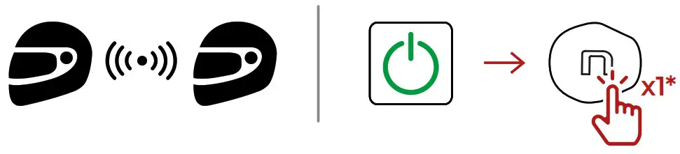 n com B602 Helmet Communication System - INTERCOM 2