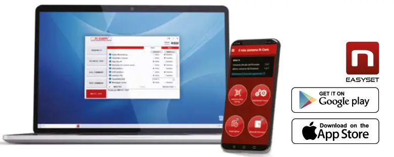 n com B602 Helmet Communication System - easyset