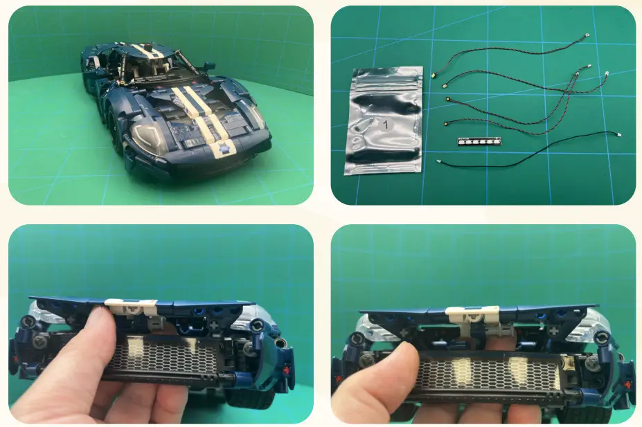 GAME OF BRICKS 42154 Light Kit for Ford GT 2022 - fig 1