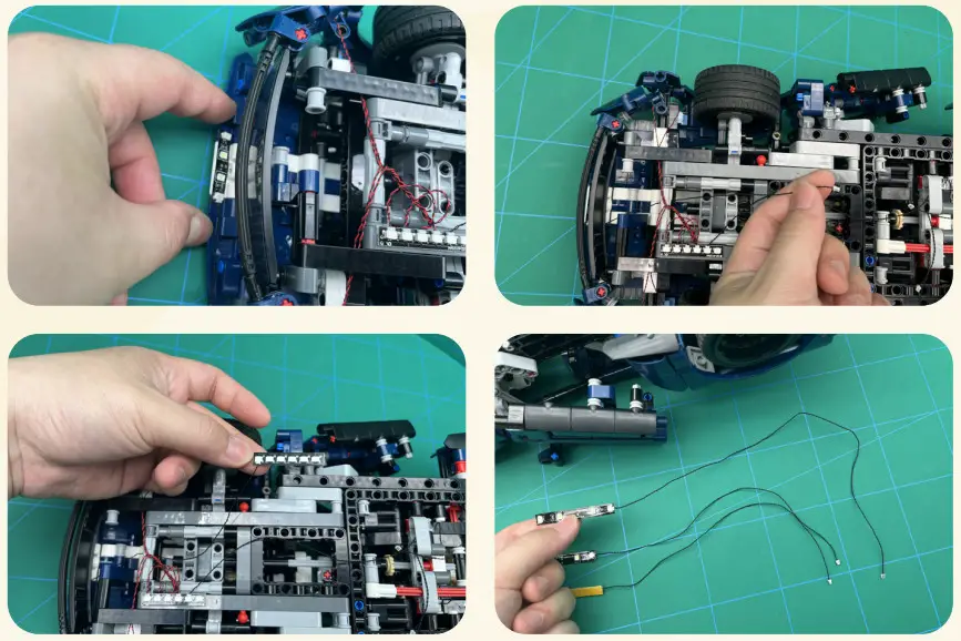 GAME OF BRICKS 42154 Light Kit for Ford GT 2022 - fig 19