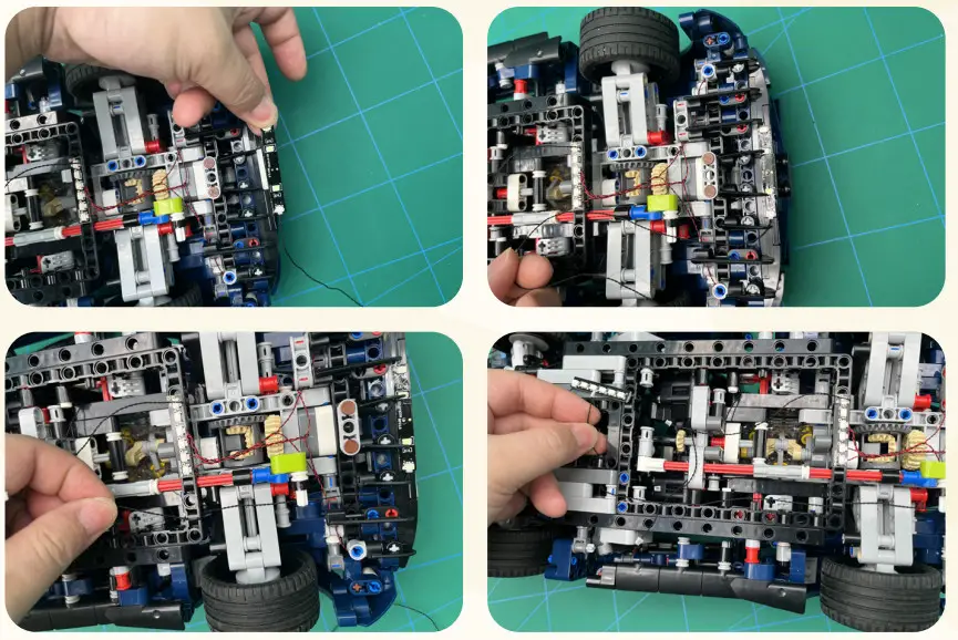 GAME OF BRICKS 42154 Light Kit for Ford GT 2022 - fig 20