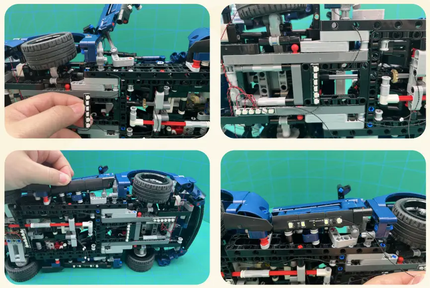 GAME OF BRICKS 42154 Light Kit for Ford GT 2022 - fig 23