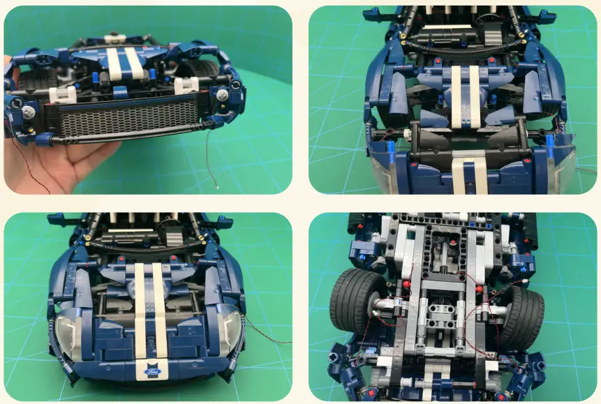 GAME OF BRICKS 42154 Light Kit for Ford GT 2022 - fig 4