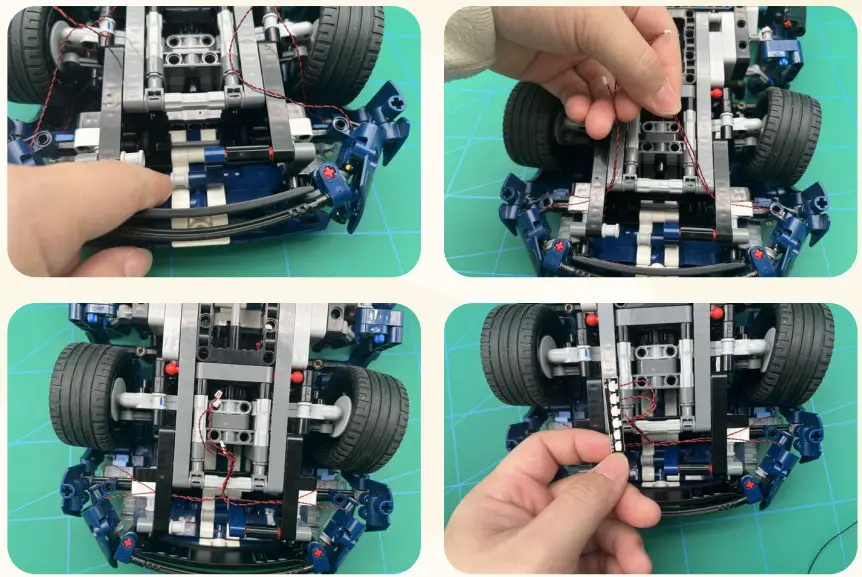 GAME OF BRICKS 42154 Light Kit for Ford GT 2022 - fig 5