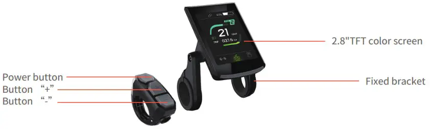 5TH WHEEL EB04 Electric Bicycle - Instrument Operation 1