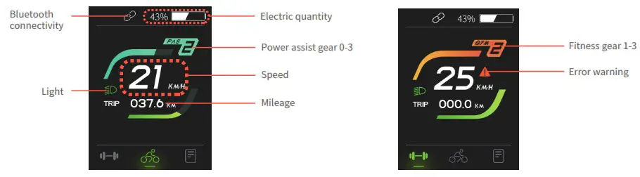 5TH WHEEL EB04 Electric Bicycle - Instrument Operation 2
