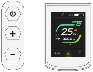 5TH WHEEL EB04 Electric Bicycle - Instrument Operation 4
