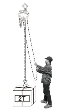 X-POWER 1 Ton Chain Hoist - Fig 2