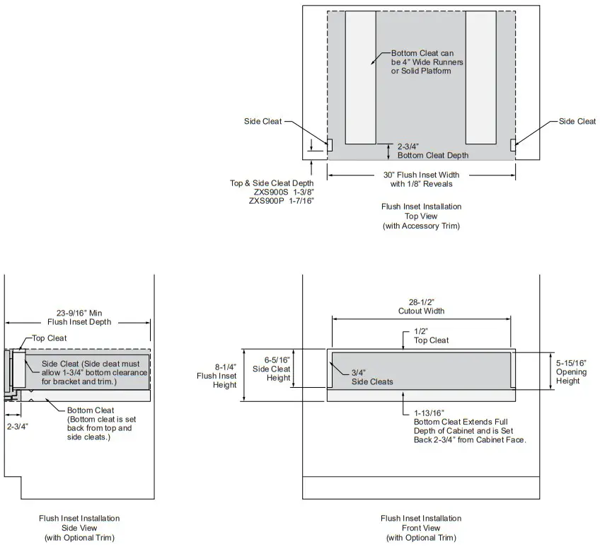MONOGRAM ZXS900P Stainless Storage Drawer - Fig 11