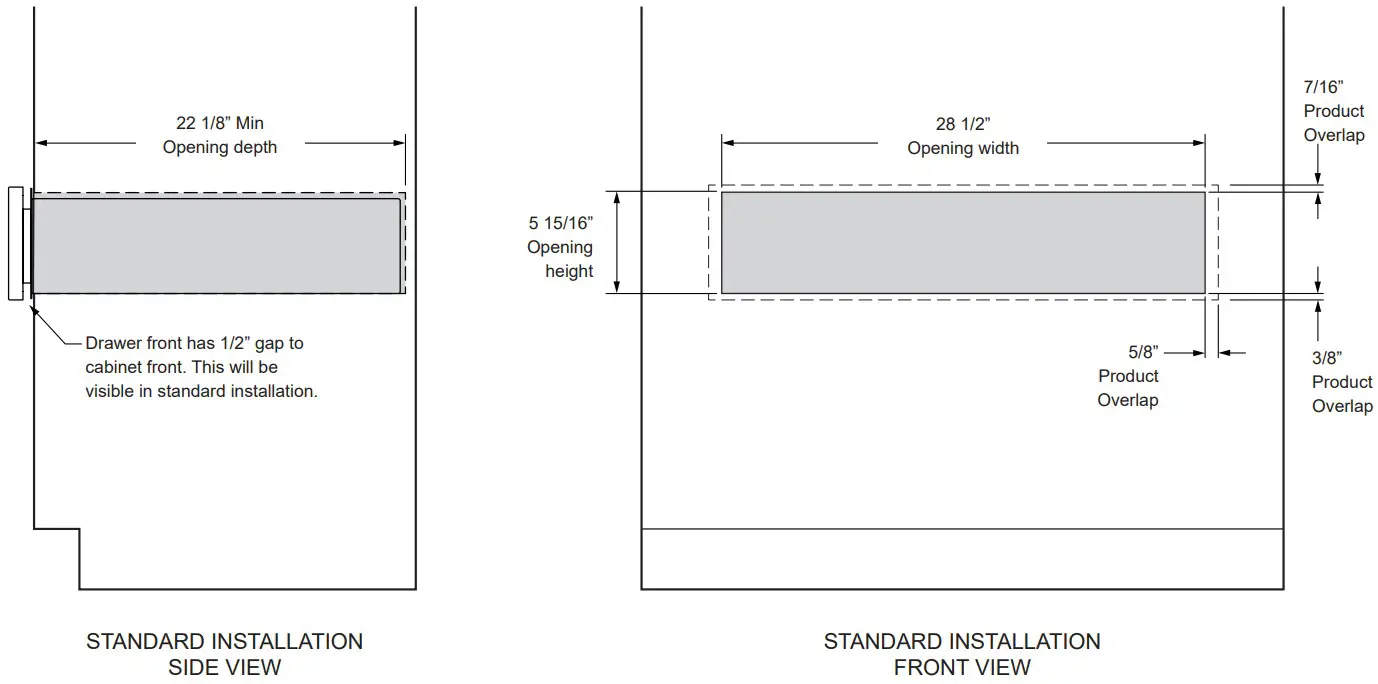 MONOGRAM ZXS900P Stainless Storage Drawer - Fig 9