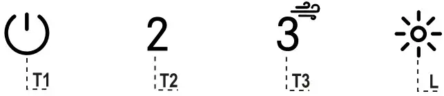 FRANKE FSMS F42 BK MATT Island Hood - CONTROLS