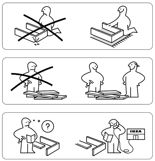 IKEA 405.563.18 MARIEDAMM White-Stone Effect Table - Figure1