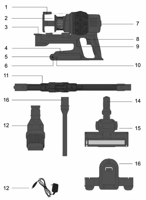 zelmer ZSVC925F KAROL Cordless Vacuum Cleaner - fig