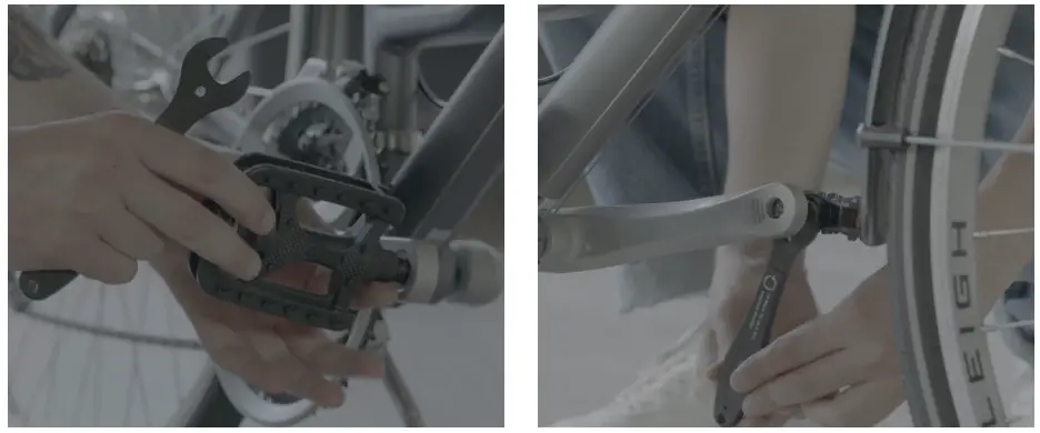 Attaching The Front Wheel (Nutted Wheel)