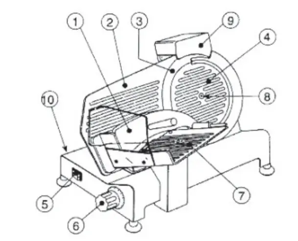 stalgast VG0104250 Sslicing Machine - APPLIANCE