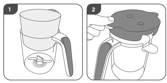 tommee tippee 0491656 Quick Cook 6 In 1 Baby Food Maker - INSTRUCTIONS 1