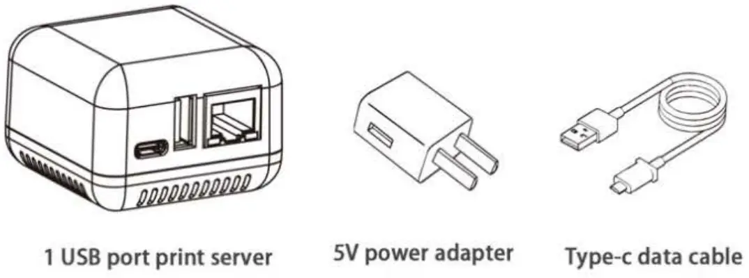 LOYALTY SECU LY MPS N01 USB Print Server - Accessories