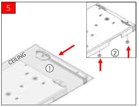 Luminaire Installation for Hard Surface Ceilings (F2)