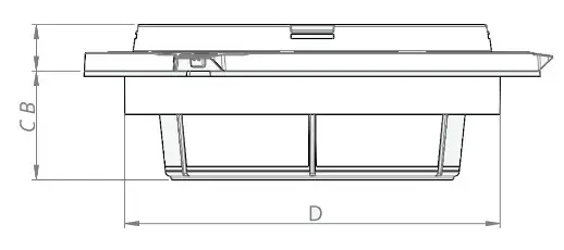 RAIN HARVESTING TSEF25 Low Profile Tank Screen 360 Kit with Screw Down Ring - Product Specification 2