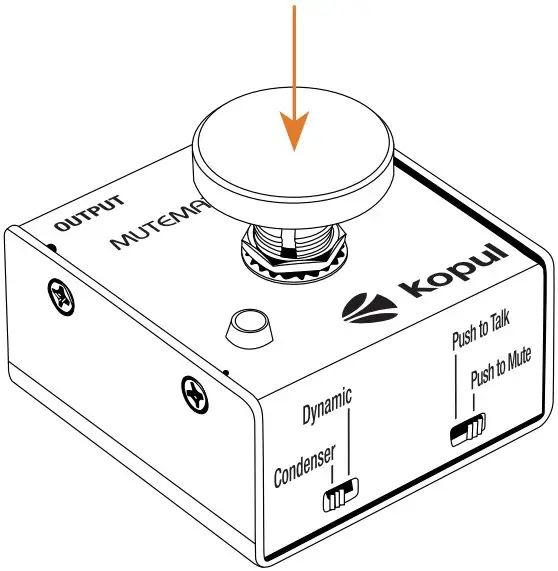 activating the button