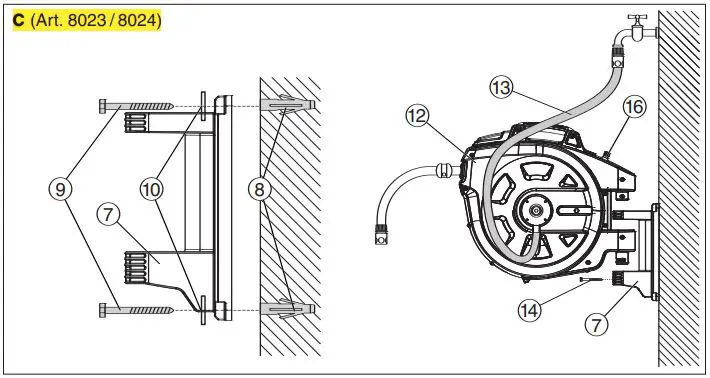 GARDENA-8023-82-Feet-Retractable-Hose-Reel-fig-3