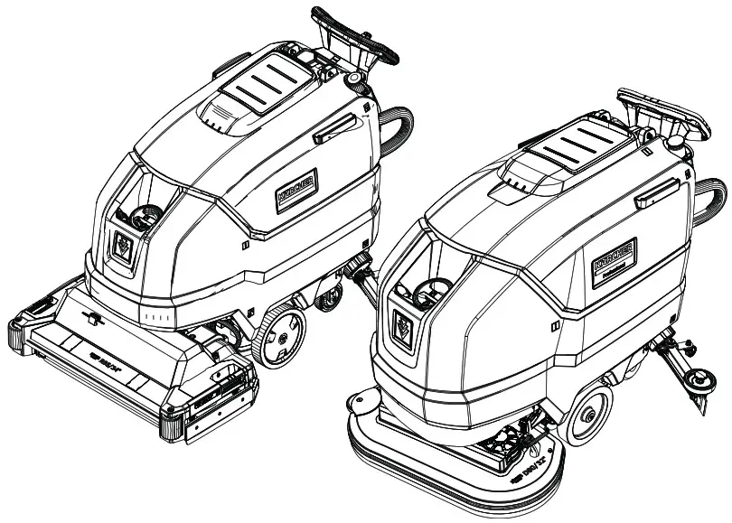 K RCHER 80 Ah Li Scrubbing Machine - cover