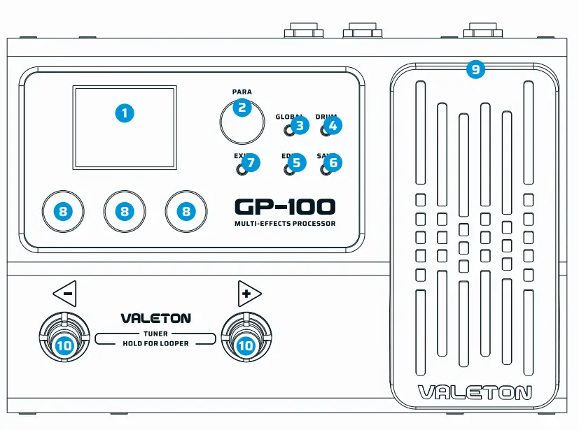 Valeton-GP-100-Multi-Effects-Processor -02